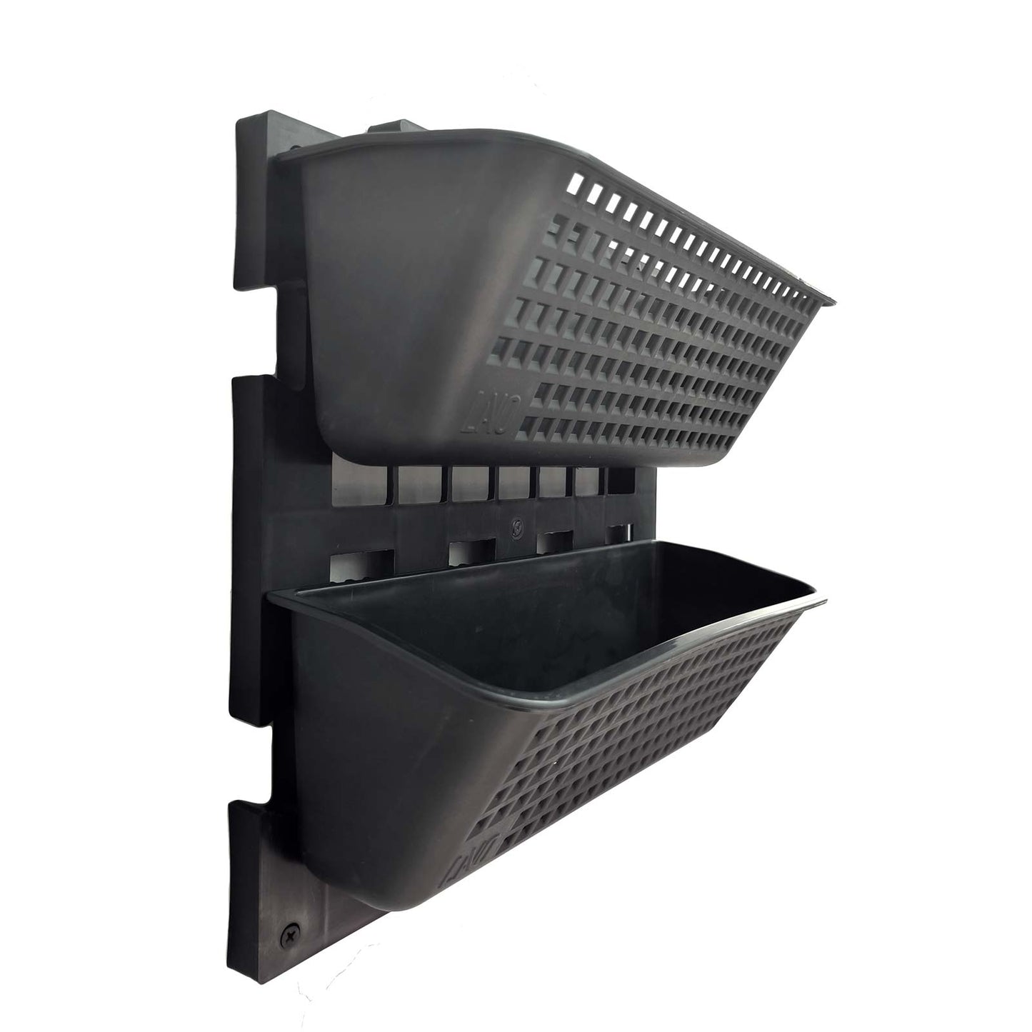 Green wall pot side view