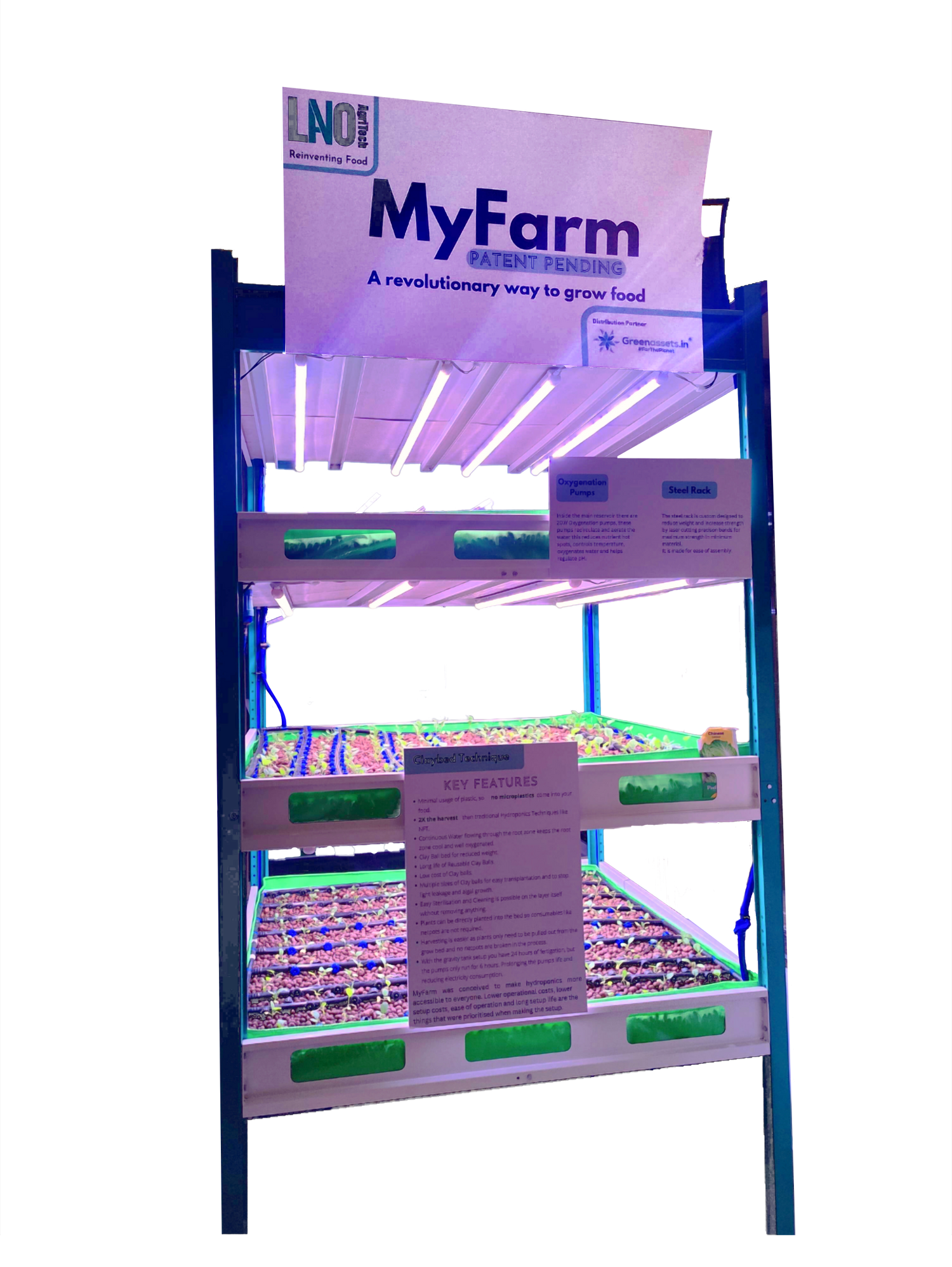 My Farm - Innovative hydroponics farm for home and commercial use